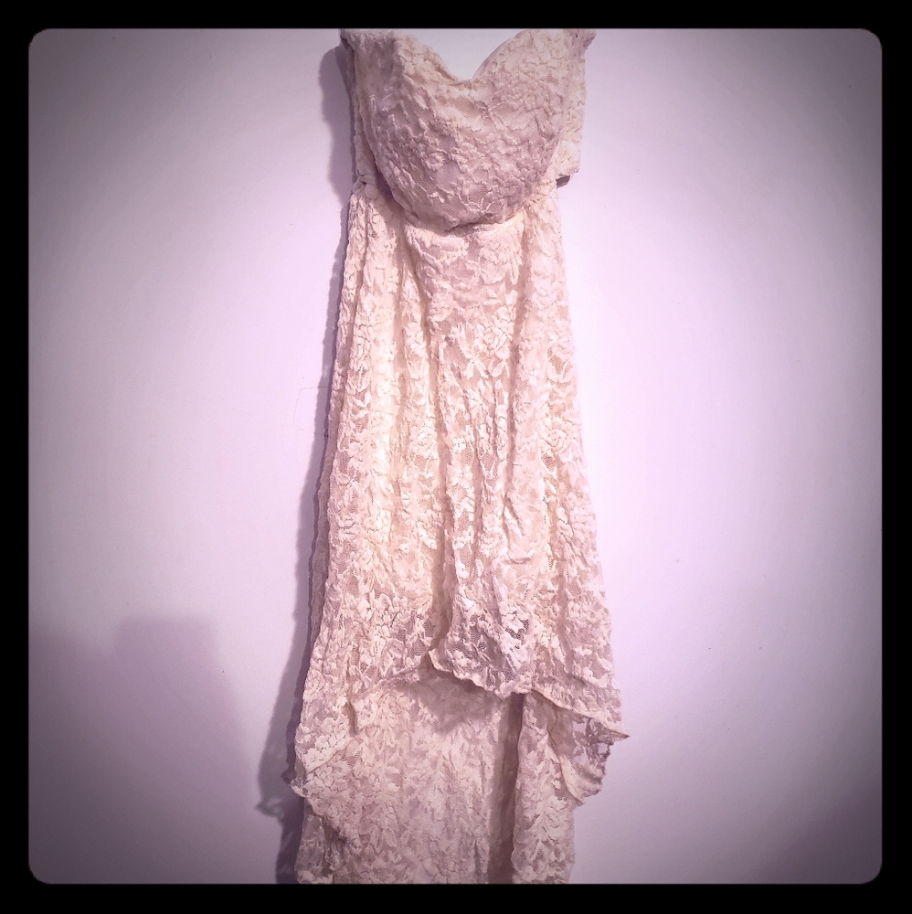 Ivory lace dress